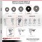 Service Caster 5 Inch Phenolic Wheel Swivel Bolt Hole Caster with Brake SCC-BH20S514-PHR-TLB - alternate 3